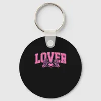 Font With Skeleton Hands Classic Design Keychain