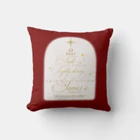 Family Christmas Karaoke Church Carols Decoration Throw Pillow