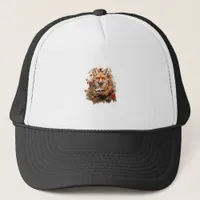 Cottagecore Aesthetic  With Book Cute Goblincore Trucker Hat