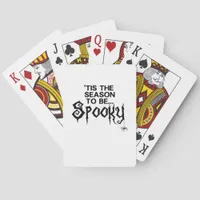 Tis The Season To Spooky Poker Cards