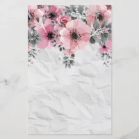 Romantic Elegant Antique Floral Composition