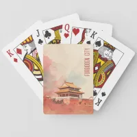 Travel to Forbidden City Poker Cards