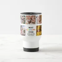 Best Grandma Ever | Cute Photo Collage   Travel Mug