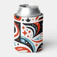4th of July Generative Pattern Can Cooler