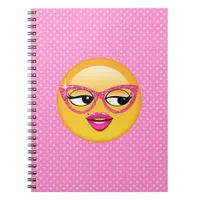 Emoji Flirty Girl ID227 Notebook