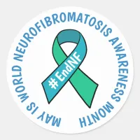 World Neurofibromatosis Awareness Month Classic Round Sticker