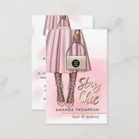 Pink Girly Business Card