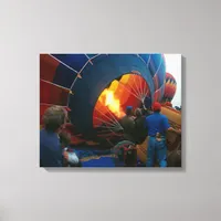 Canvas Print - Filling Hot Air Balloon