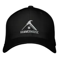 Custom Contractors Company Name Home Construction  Embroidered Baseball Cap