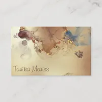 Luxurious Gold Abstract Business Card