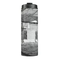 Personalize this Abandoned House in the Woods   Thermal Tumbler