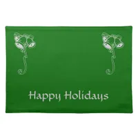 Placemat - Christmas Bells (green)