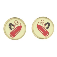 Lifeguard Float Wedding Cufflinks