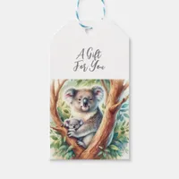 Wildlife Animal Koala Gift Tags