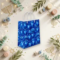 Luminous Blue Crystal Dreidel Small Gift Bag