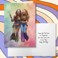 Funny Boomers Birthday | Hippies Card