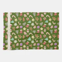 Cute Christmas Cookies Kitchen Towel