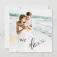 *~* Couple PHOTO QR  RSVP - AR6 Wedding Invitation