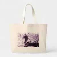 Hackey Crackle Digital Art Large Tote Bag