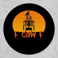 F-Caw-F Crow Classic Aesthetic Casual Patch