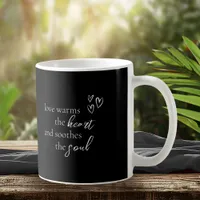 Love Calligraphy Quote White B&W ID940 Coffee Mug