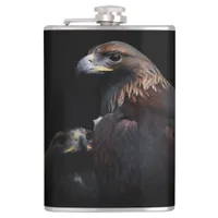 Golden Eagles: Beauties Thru the Bars Flask