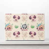 Adorable Dog Pattern  HP Laptop Skin