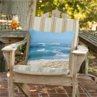 Tropical Island coastal beach decor  Outdoor Pillow