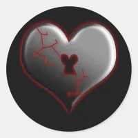 Broken Heart Stickers