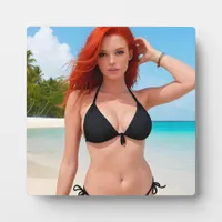 Sexy Black Bikini Plaque