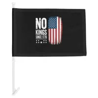 No Kings In America Since 1776 Freedom Spirit Look Car Flag