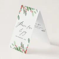 Watercolor Holly Jolly Christmas Photo