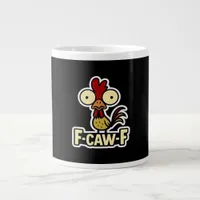 F-Caw-F Classic Vintage Graphic Giant Coffee Mug