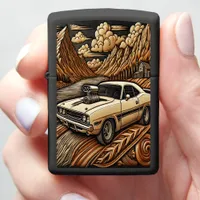 Classic 1980s Muscle Car Drive Zippo Lighter