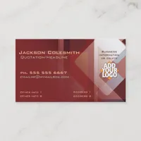 Abstract Marketing Sales w/ Logo Business Cards