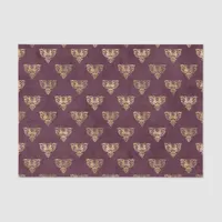 Mythical Burgundy and Gold Tissue Paper