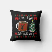 Its The X-Max Season For The Christmas Time Throw Pillow