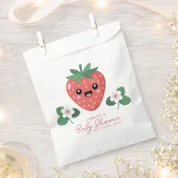 Kawaii Strawberry Baby Shower Favor Bag