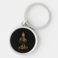 F-Caw-F Simple Clean Keychain