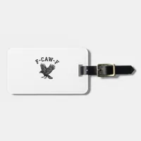 Funny F-Caw-F Crow Aesthetic Style Luggage Tag