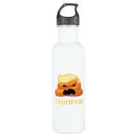 Trumpkin Poop Funny Halloween Stainless Steel Water Bottle