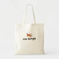 No Kings In America Classic Retro Style Tote Bag