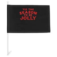 Tis The Season Merry Christmas Car Flag