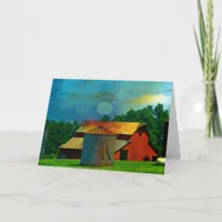 Red Barn All Occasions  Card