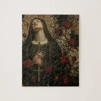 The Nun and the Red Roses Jigsaw Puzzle