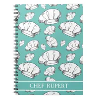 Cool Restaurant Chef Hats and Home Cook Notebook