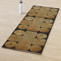 Celtic Knotwork Cross Yoga Mat