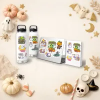 Cute Pastel Chibi Halloween Characte Sticker