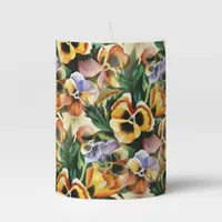 Graceful Stylish Gorgeous Vintage Pattern Pansies