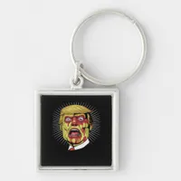 Trumpkin Retro Halloween   Keychain